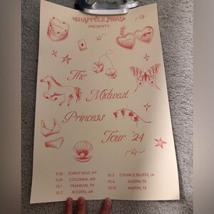 Chappell Roan Midwest Princess Tour '24 Poster